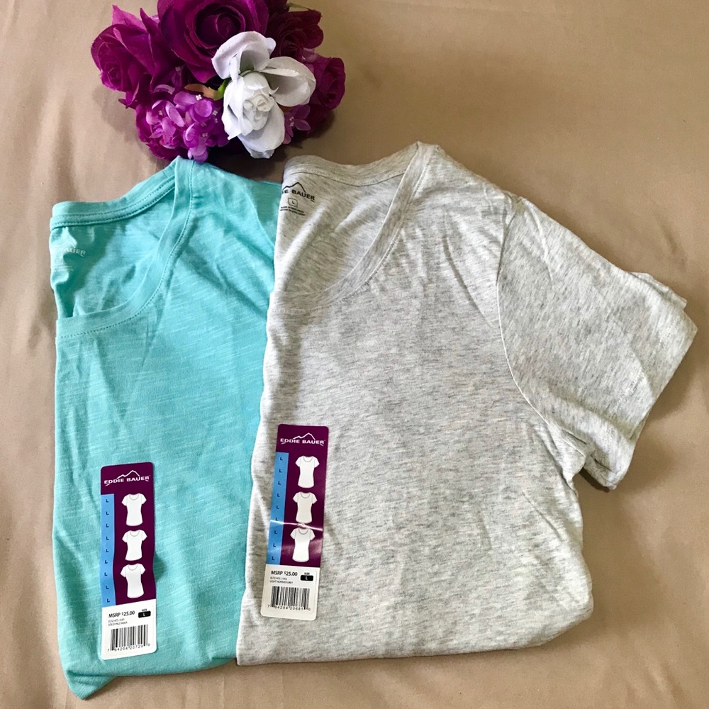 🎉Sale🎉2 NWT Eddie Bauer Tops Size Large
